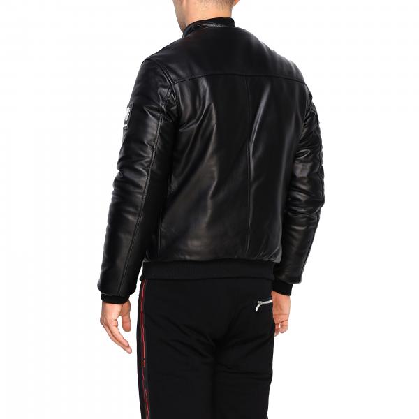 Uomo 1414 Paciotti Reversibile 4us NeroBomber Pelle Giacca H9WYbD2IeE
