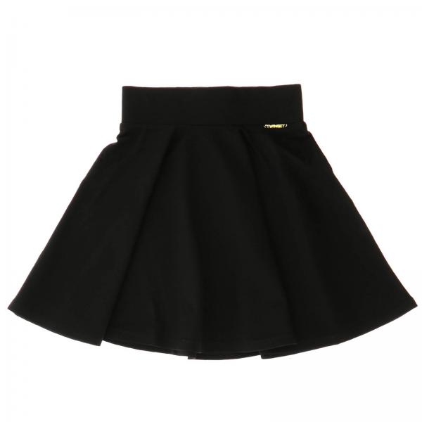 Twinset Outlet: skirt for girl - Black | Twinset skirt GJ2131 online on ...
