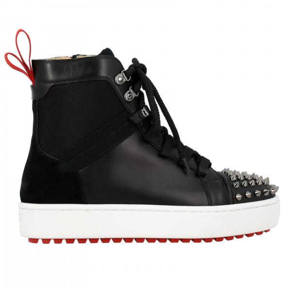 CHRISTIAN LOUBOUTIN: Shoes men | Sneakers Christian Louboutin Men Black ...