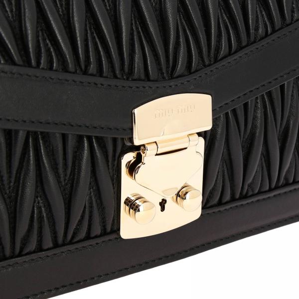 Mini Lisci Donna MiuA N88 Pelle Borsa Con Tracolla In 5bd083ooo Matelassé Bordi nwOPX0Nk8