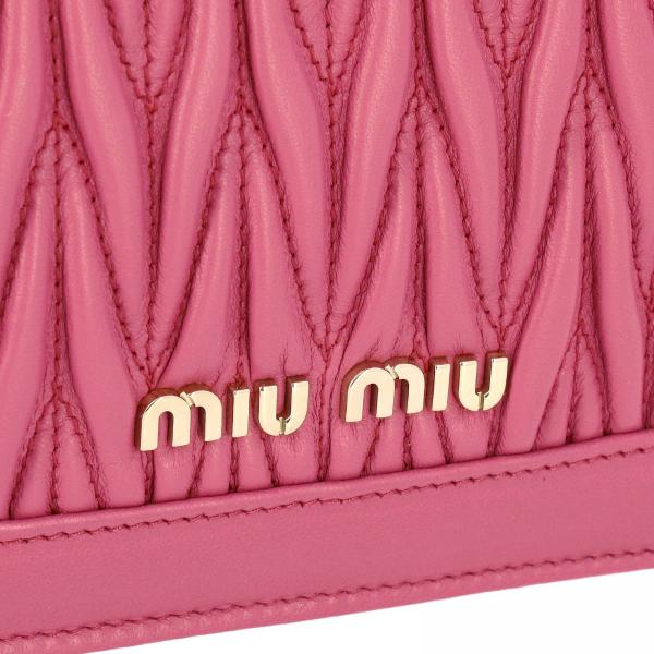 Mini Lisci Donna MiuA N88 Pelle Borsa Con Tracolla In 5bd083ooo Matelassé Bordi nwOPX0Nk8