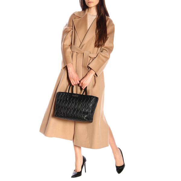 Pelle Tracolla Matelassé Con 5bg162ooo Shopping Tote NeroBorsa In N88 Donna Borse Miu 5A3jq4RL