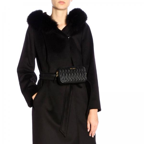 N88 Marsupio A Pelle Matelassé Logo Donna Con In 5bl005coo NeroMarsupio Vera borsa Miu Mattoncino yvnOPm08wN
