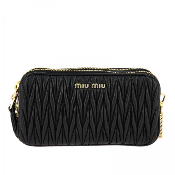 miu miu matelassé leather mini bag