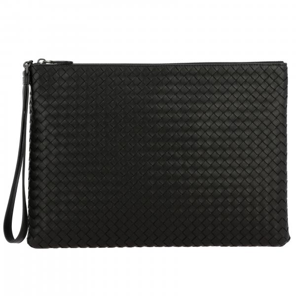 Bottega Veneta Outlet: Braided Pochette in genuine leather | Mini Bag ...