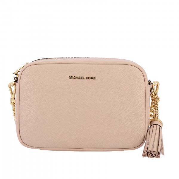 Michael Kors Outlet: Michael crossbody camera bag in textured leather ...