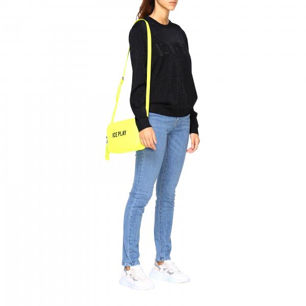 7200 Pelle Sintetica Borsa Donna A Ice PlayCamera Con In Mini Bag Tracolla Logo Stampa 6920 BrCQdexoW
