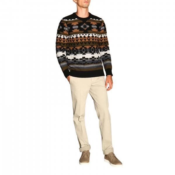 Maglia Fantasia A084 7056 Jacquard PecoraGirocollo Paolo Uomo WID9E2H