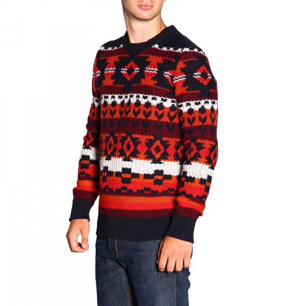 Maglia Fantasia A084 7056 Jacquard PecoraGirocollo Paolo Uomo WID9E2H