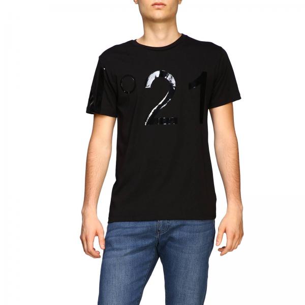 N° 21 Outlet: t-shirt for man - Black | N° 21 t-shirt F054 6316 online ...