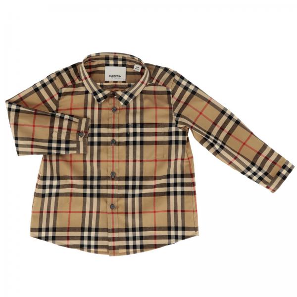 Burberry Infant Outlet: shirt for boys - Beige | Burberry Infant shirt  8014137 103765 online on 