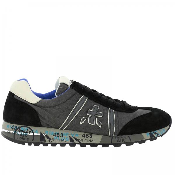 Sneakers Lucy Premiata in pelle nylon e camoscio con suola in gomma