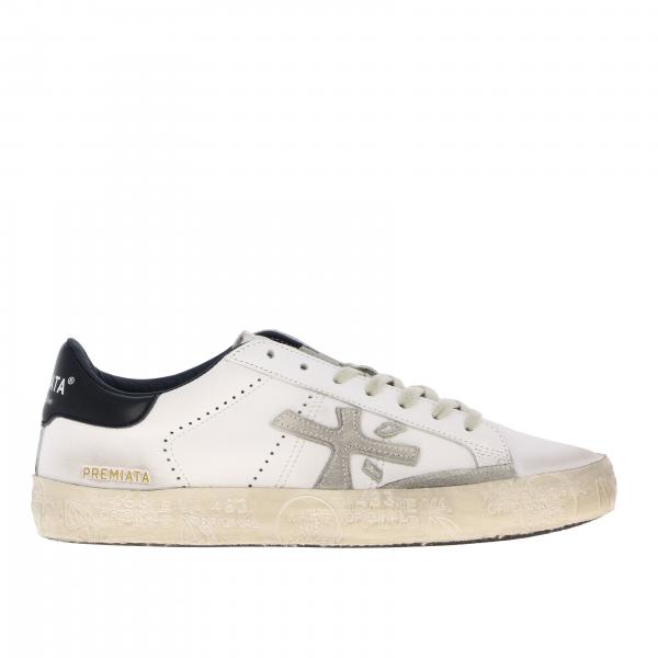 Premiata Outlet: Shoes men - White | Sneakers Premiata STEVEN GIGLIO.COM