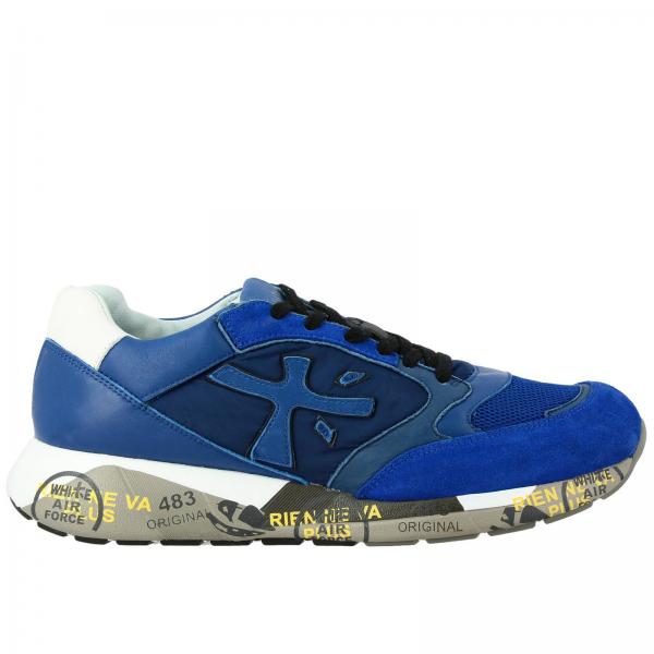 Sneakers Zac Zac Premiata in camoscio pelle e nylon con suola in gomma
