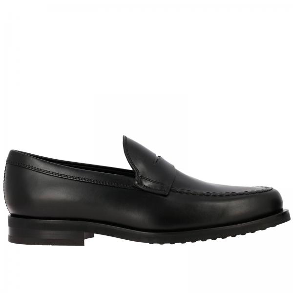 TOD'S: loafers in genuine smooth leather with crossbar | Loafers Tod's ...