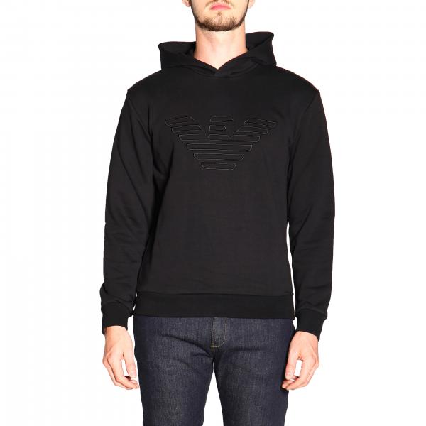 Emporio Armani Outlet: Sweater men - Black | Sweater Emporio Armani