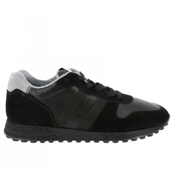 HOGAN: Sneakers 383 sneakers in leather and suede - Black | Hogan ...