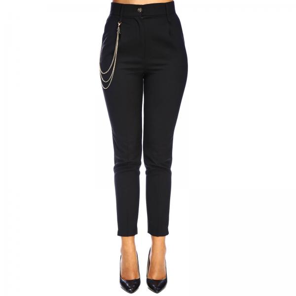 Just Cavalli Outlet: pants for woman - Black | Just Cavalli pants ...