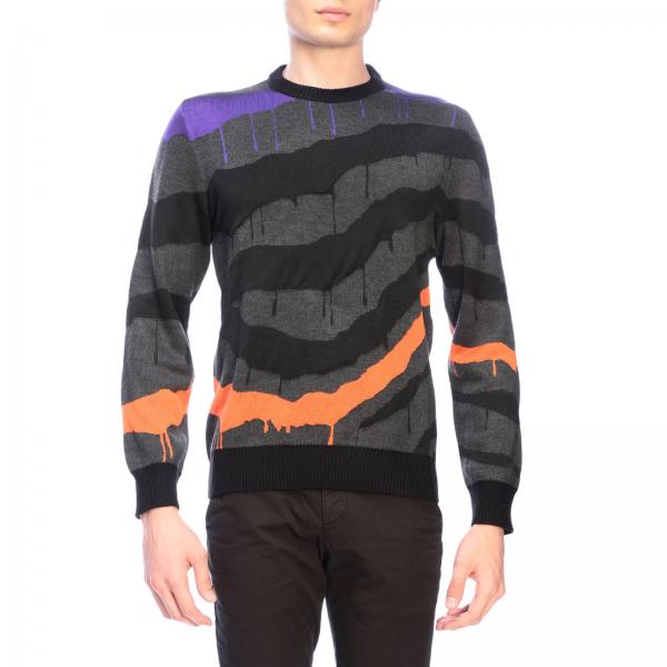 Just Cavalli Outlet: Sweater men - Grey | Sweater Just Cavalli ...