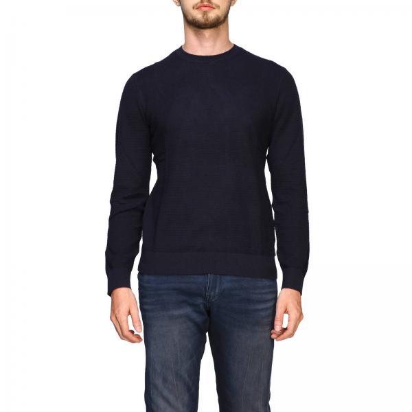Armani Exchange Outlet: Sweater men - Blue | Sweater Armani Exchange ...