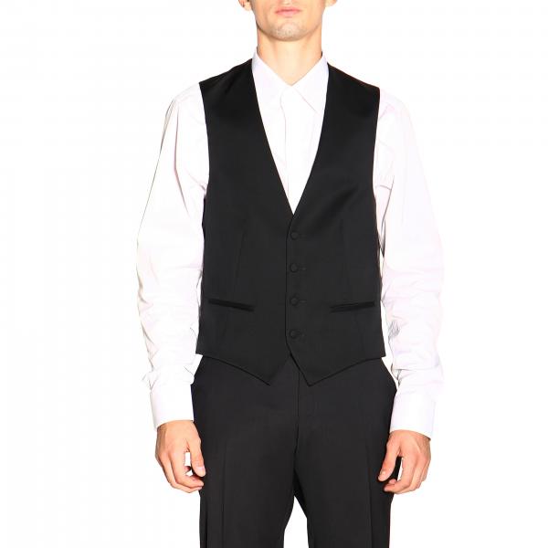 Z Zegna Outlet: Suit vest men - Black 1 | Suit Vest Z Zegna 58YAG0 622 ...