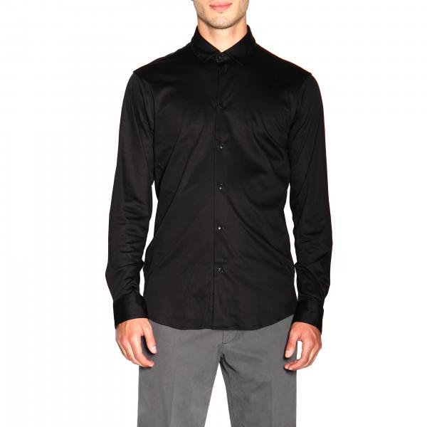 Z Zegna Outlet: Shirt man - Black | Z Zegna Shirt ZZ758 VT348 online at ...