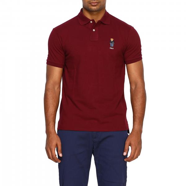 polo ralph lauren burgundy polo shirt