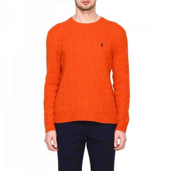 Polo Ralph Lauren Outlet: Crewneck knit wool and cashmere sweater with ...
