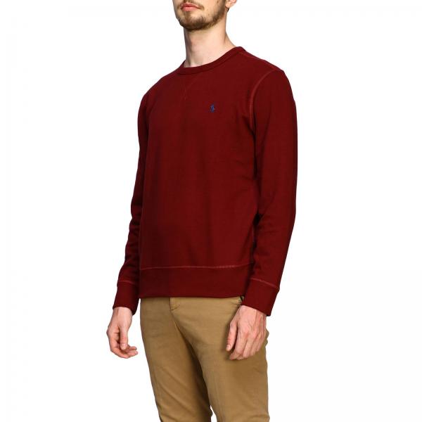 Polo Ralph Lauren Outlet: sweatshirt with basic crew neck - Burgundy | Polo Ralph Lauren sweater