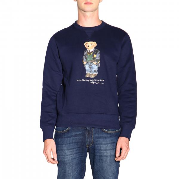 Polo Ralph Lauren Outlet: sweater for man - Blue | Polo Ralph Lauren sweater  710766808 online on 