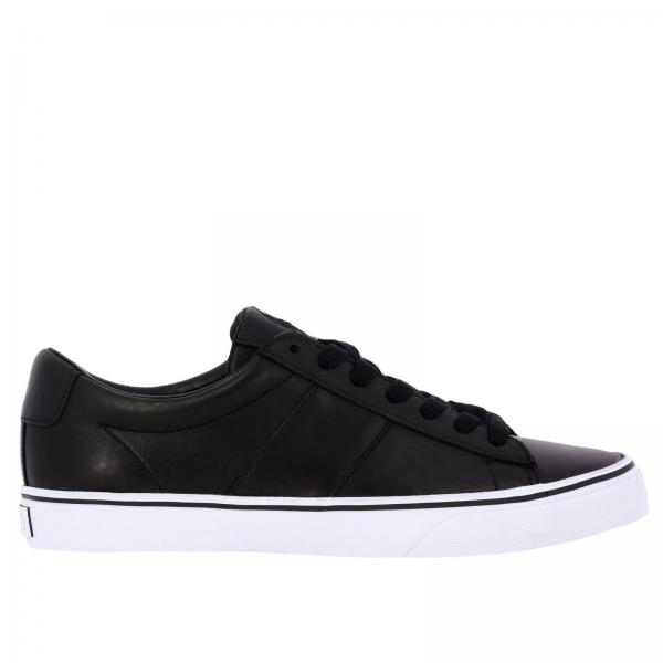 Zapatillas de deporte con cordones Sayer de cuero con logo bordado de Polo Ralph Lauren