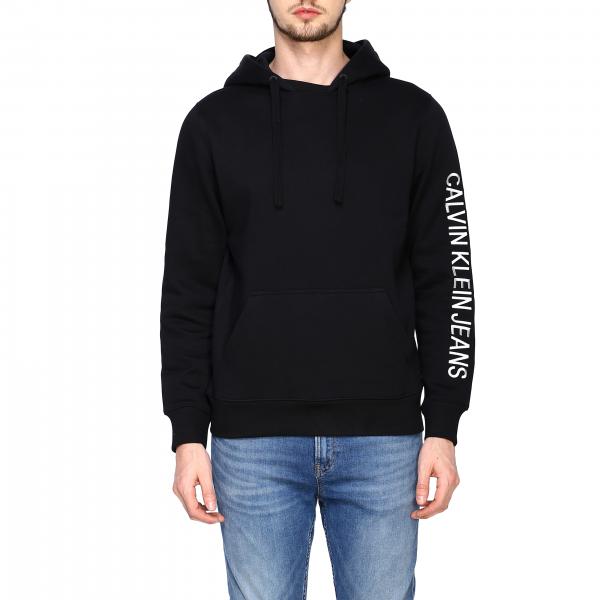Calvin Klein Jeans Outlet: Jumper men - Black | Sweatshirt Calvin Klein ...