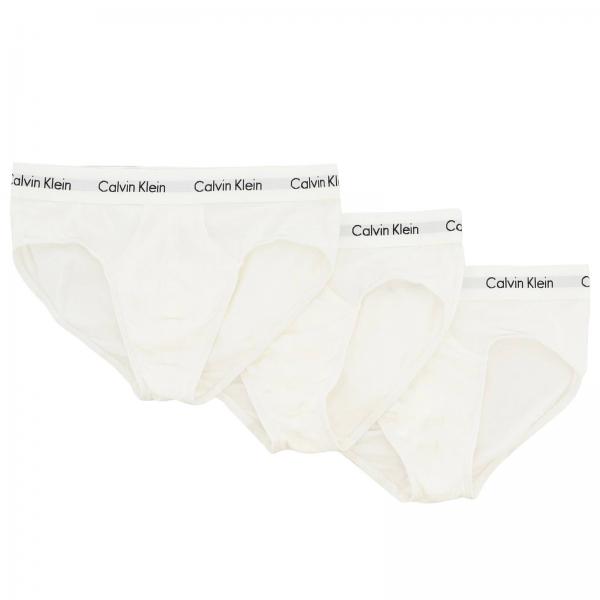 Outlet de Calvin Klein Underwear: Conjunto de 3 básicos con logo de , Blanco | Ropa Interior Calvin Klein Underwear 0000U2661G en línea GIGLIO.COM