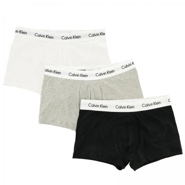 Calvin Klein Underwear Outlet: Set 3 basic boxer briefs with logo ...