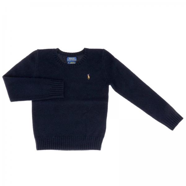 kids blue polo