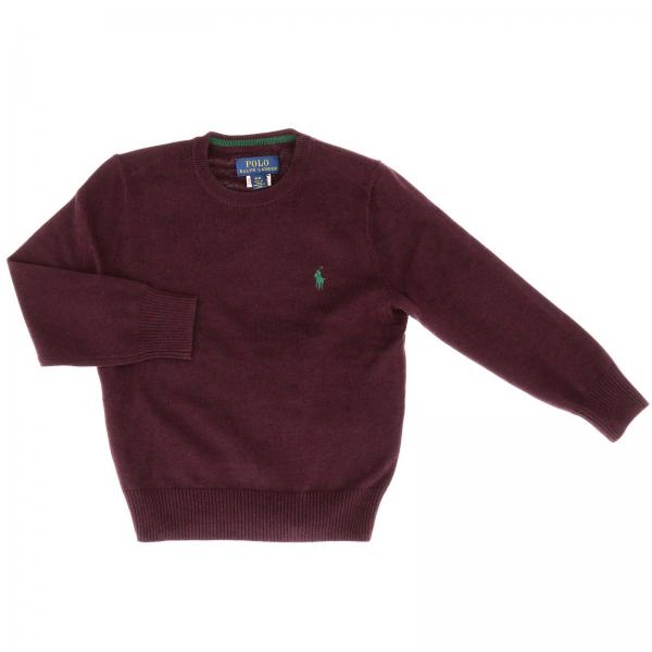 Polo Ralph Lauren Toddler Outlet: Sweater kids - Burgundy | Sweater ...