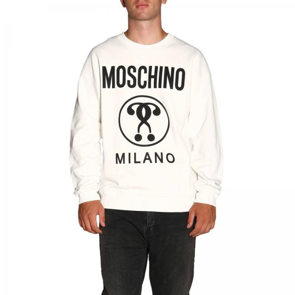 Moschino Couture Outlet: crewneck sweatshirt with Recycle Moschino ...