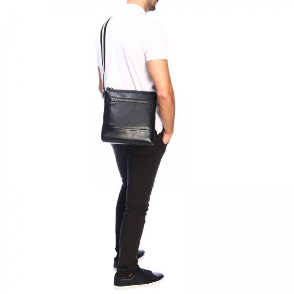 Bally Outlet Trezzini leather bag with trainspotting details