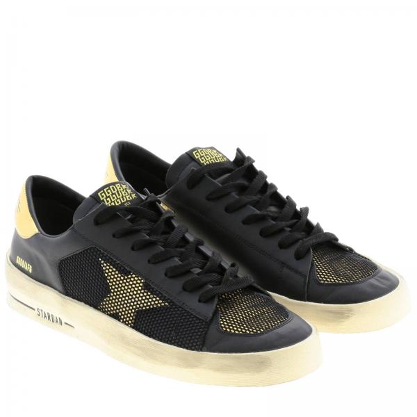 G35ms959 Uomo Con NeroStardan Bicolor In E Rete Pelle C2 Golden Tallone Laminato Goose Sneakers shdCrQt