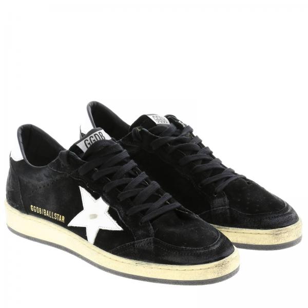 golden goose superstar suede leather croco heel court sneakers