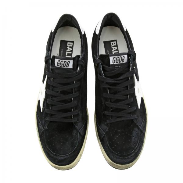 superstar sneakers in leather with star and heel tab in suede