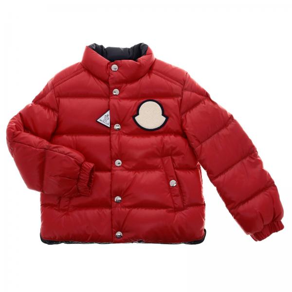 MONCLER: Jacket kids - Red | Jacket Moncler 41316 68950 GIGLIO.COM