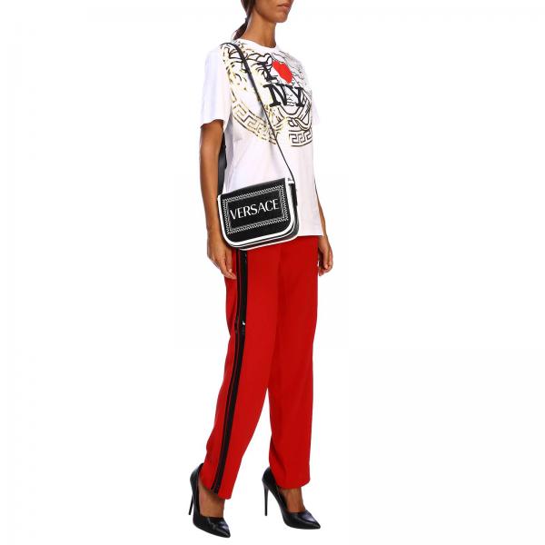 Dbfh031l Dtlsv Donna VersaceBorsa 90s Borse Logo Tracolla Vintage A Stampa Pelle Con In zVpGSUqM