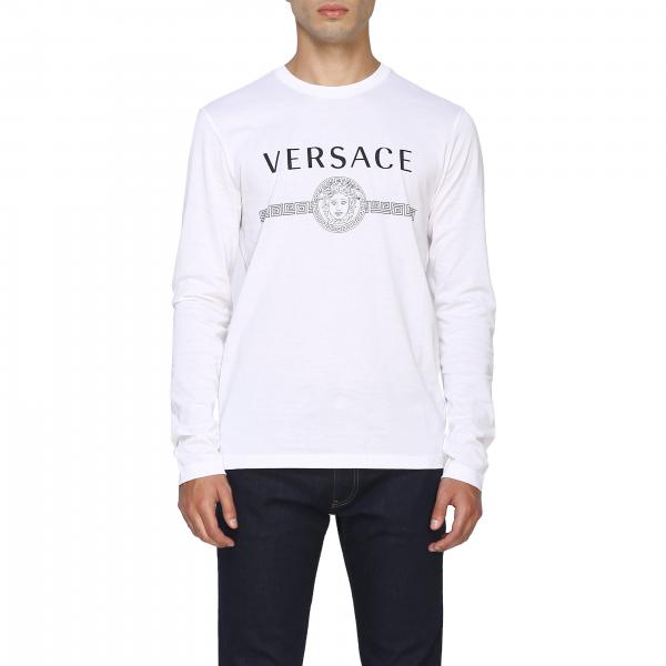 Versace Outlet: T-shirt men | T-Shirt Versace Men White | T-Shirt ...