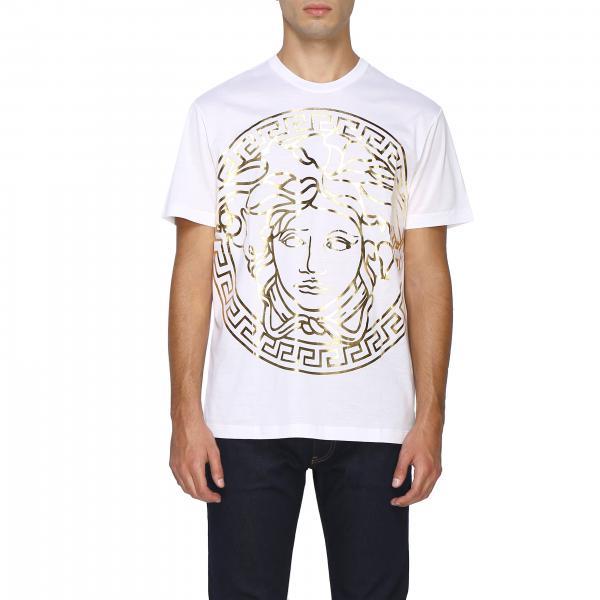 Versace Outlet: T-shirt men - White | T-Shirt Versace A73738 A201952 ...
