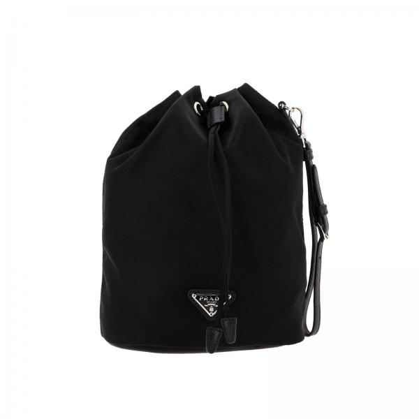 PRADA: Beauty Case in nylon with triangular logo | Mini Bag Prada Women ...