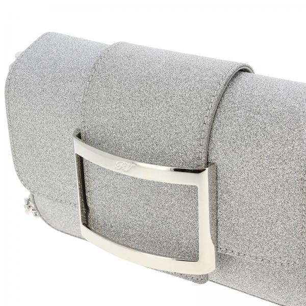 Mini Rbwanab1000 Donna Glitter Borsa Bag Mh1 Micro Roger Vivier ArgentoBorsatres If6gYby7vm