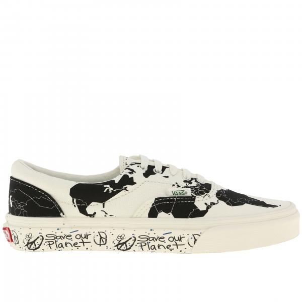 Baskets Era Save our planet Vans en coton avec une carte du monde imprimée