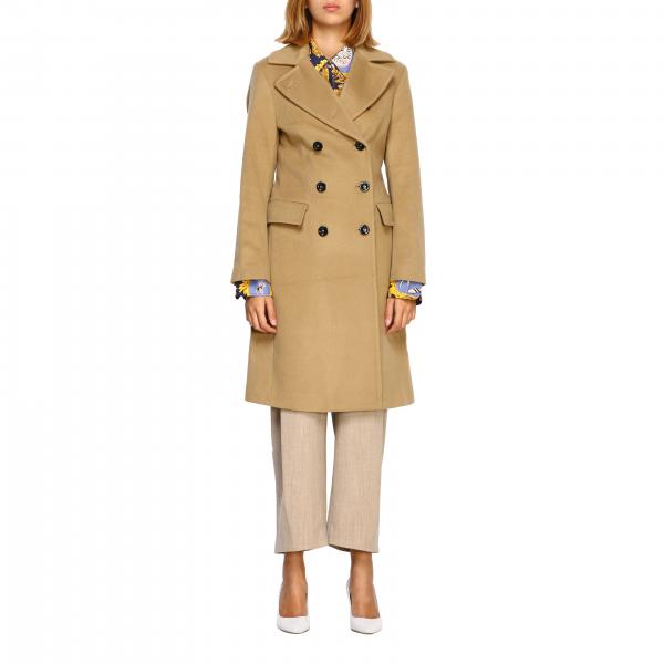 Palto' Outlet: Coat women - Brown | Coat Palto' OTTAVIA CASH GIGLIO.COM