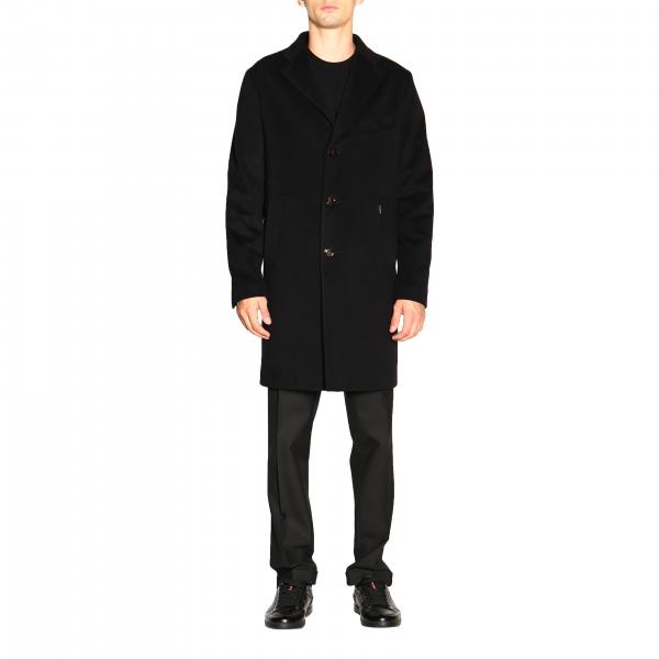 Palto' Outlet: coat for man - Black | Palto' coat AGOSTINO CASH online ...